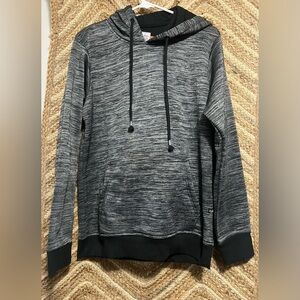 Huntington BC Men's Two Tone Grey Pullover Sweatshirt/Hoodie,Size Small
